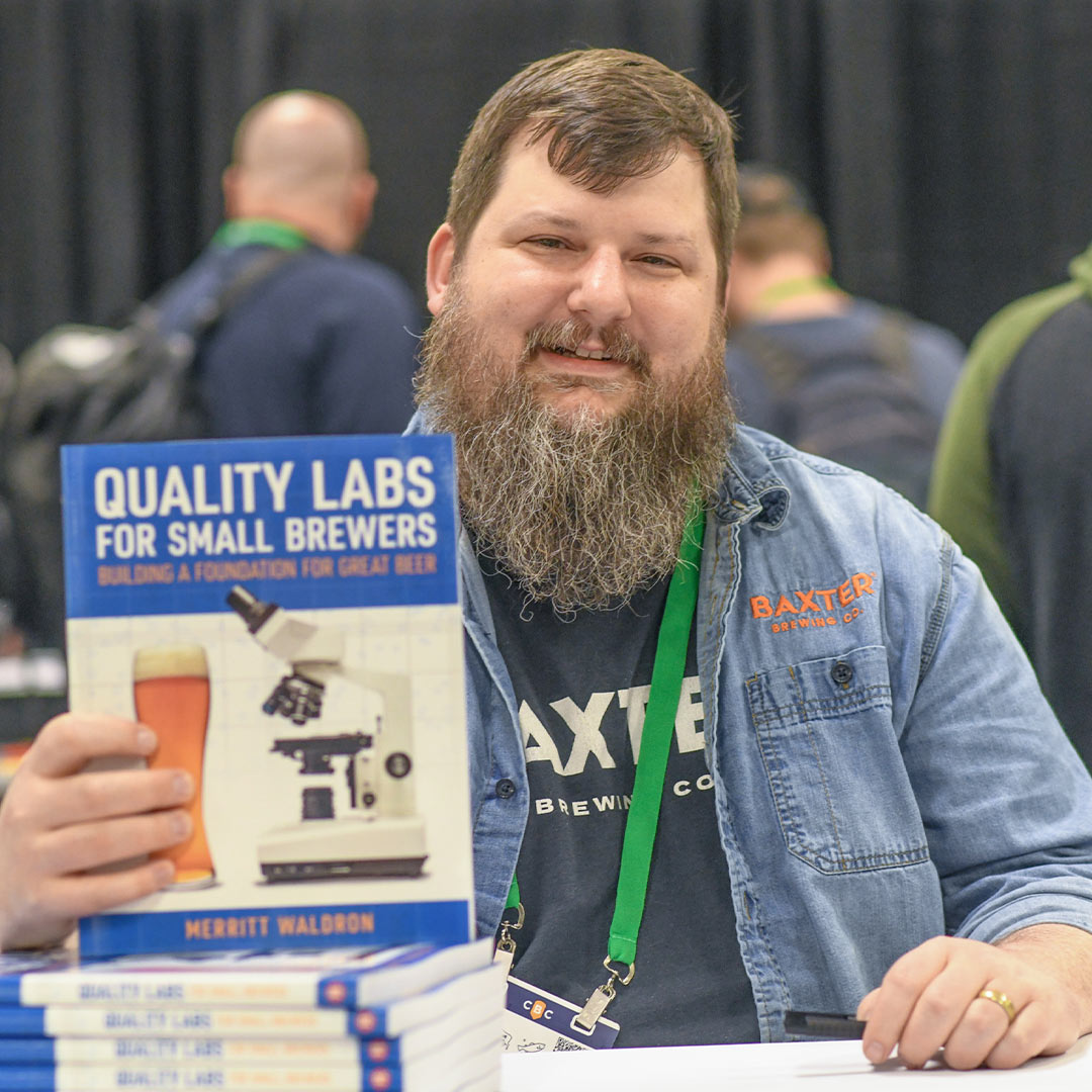 Today at #CraftBrewerscon, have your books signed and meet with authors Merritt Waldron, Robert Keifer, and Gary Nicholas. Check out this week's signing schedule: craftbrewersconference.com/news/author-si…