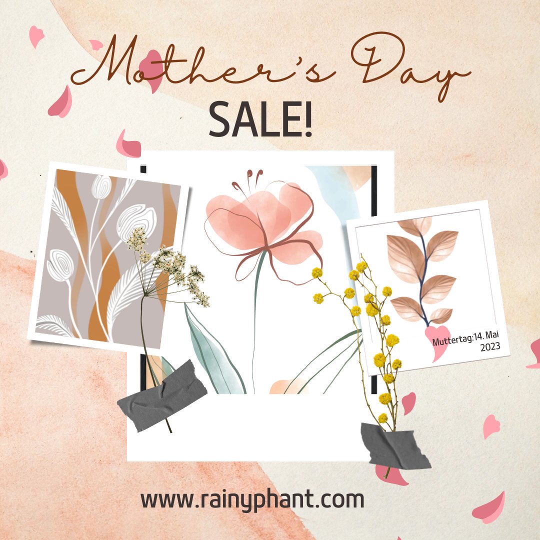 rainyphant's tweet photo. Muttertag steht vor der Tür! 🌸 Überrasche deine Mama mit dem perfekten Geschenk von Rainyphant! Mit unserem schnellen und kostenlosen Versand bekommst du dein Geschenk rechtzeitig und mit 40% Rabatt!😍

Besuche uns jetzt und finde das ideale Geschenk! ➡️ https://t.co/WgTmTwbumY https://t.co/9iYMVKteXR