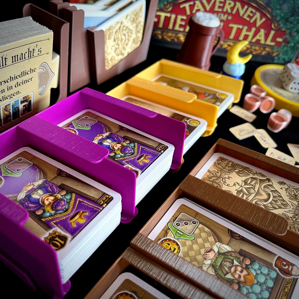 EurohellDesign's tweet photo. Have you played 🍻TAVERNS OF TIEFENTHAL by @Schmidt_Spiele yet? 🙃
 #eurohelldesign #boardgames #tavernsoftiefenthal https://t.co/Q2Vy5JdGiM