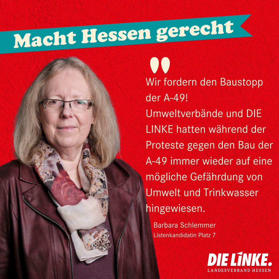 DIE LINKE HESSEN on Twitter "DIE LINKE in Hessen fordert Baustopp der
