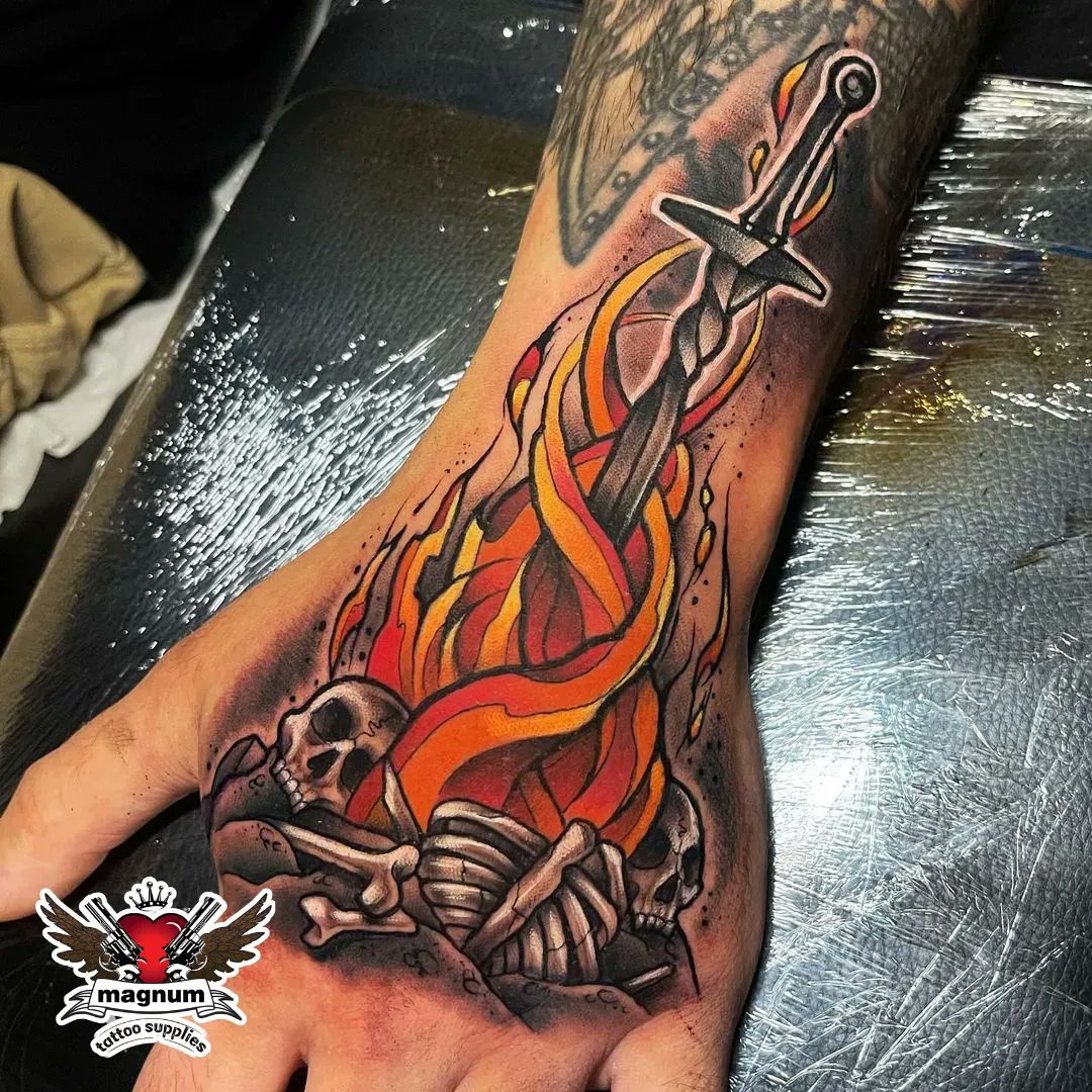 13 Dark Burning Witch Tattoos  Tattoodo