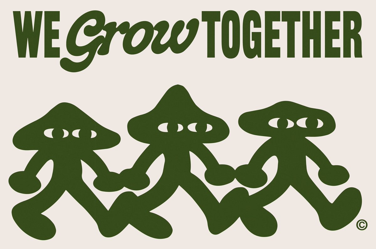 gregmwashington's tweet photo. In the heart of the forest, a brand identity emerges. Its form is strange and curious. With deft strokes of the illustrator's pen, the mushroom comes to life, its whimsical lines and personality evoke the magic of the forest. With no-frills type as its backbone, the identity is pure and true, like the untamed wilderness that inspires it. Like a trail through the woods, the identity's visual mnemonic beckons us to explore, discover, and journey into the unknown... https://t.co/1kXp2WBzKz