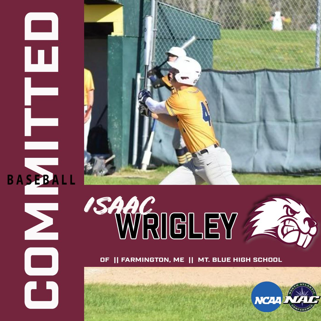 Chris Bessey (@cbessey) on Twitter photo Beaver Baseball is excited to announce the commitment of Isaac Wrigley to UMF. Looking forward to the next 4 years. Who's next? <a href="/MBHSAthletics/">Mt. Blue Athletics</a> Beaver Baseball is excited to announce the commitment of Isaac Wrigley to UMF. Looking forward to the next 4 years. Who's next? <a href="/MBHSAthletics/">Mt. Blue Athletics</a>