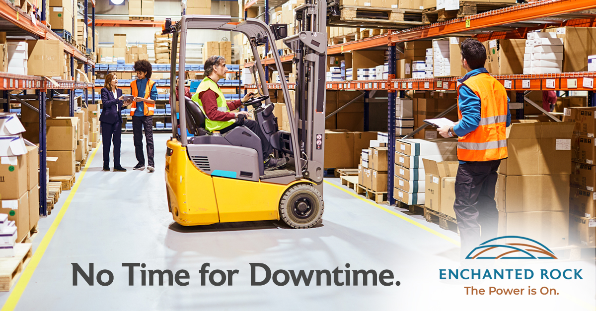EnchantedRock's tweet photo. Businesses are servicing a growing population while facing increasing power #outages. #Microgrids offer distribution facilities a resiliency solution that ensures uninterrupted operations & keeps communities safe in the event of a crisis #NoTimeForDowntime https://t.co/mQMUDV82zI https://t.co/JJpiRlEs1X