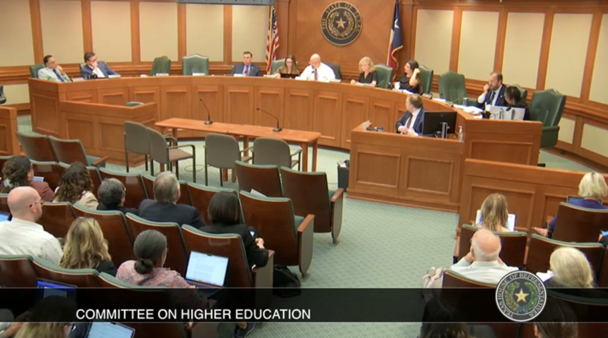 txblackcaucus's tweet image. Today, SB 17 (punishes universities with DEI) and SB 18 (eliminates tenure in universities) will be heard in the House Committee on Higher Education.

Keep up with this thread as we cover the day’s hearings. 🧵 #txlege #TxforDEI