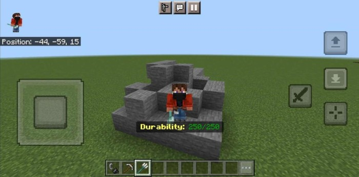 BedrockRepo's tweet photo. #Minecraft #bedrock Scripting is sometimes simple, but a true game-changer.
Item Durability Viewer by avvy_star lets you see the exact durability of your tools just by sneaking!
Expect more featured from this creator soon😉.

https://t.co/jK8S6XaQug https://t.co/qozVpYIRGi