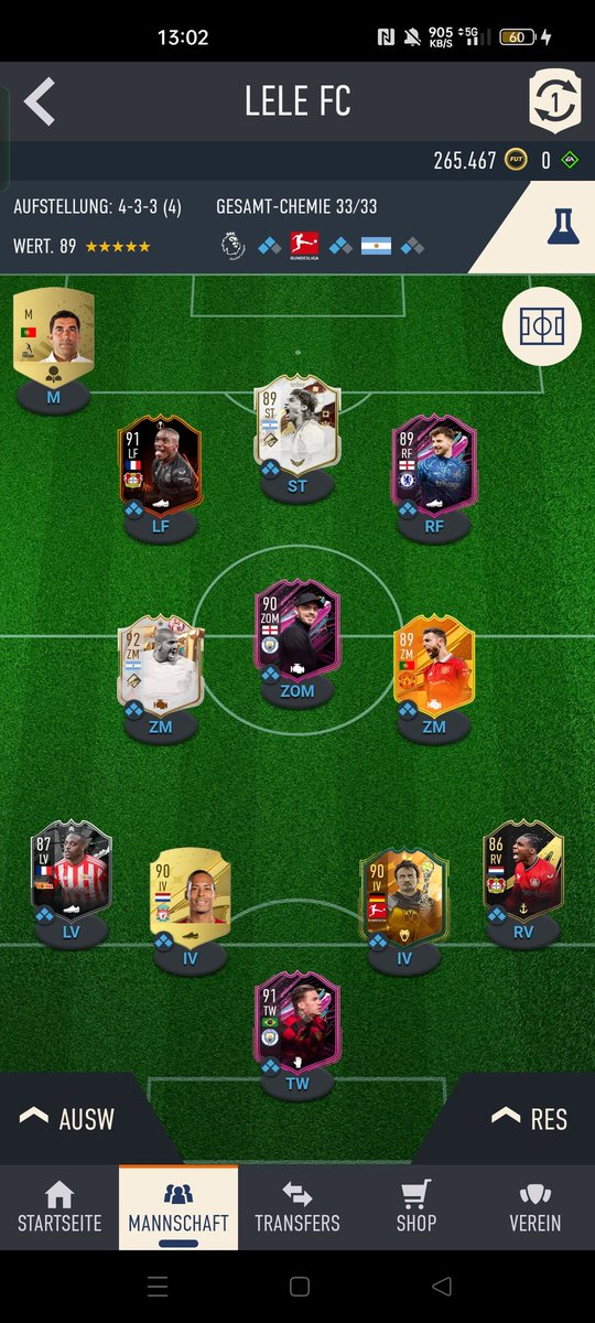 TheLeleZone's tweet image. This is my Team
I am playing since Fifa 18 and this Team, i build since January 2023
I spend no Fifa Points in the Team
Love your Vids Chuff❤️
#FIFA23 #Chuff #love