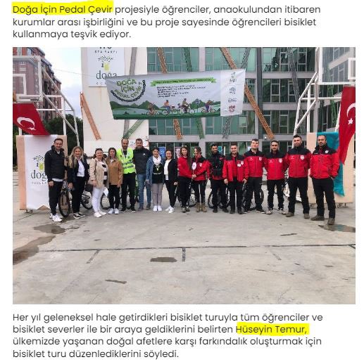 Doga_Ozluce's tweet photo. Pedallar Doğal Afetlere Farkındalık için çevrildi. 200 den fazla bisikletlinin katıldığı “Doğa İçin Pedal Çevir” projesi 7.sinde de yoğun katılımla gerçekleşti. #doğaiçinpedalçevir
@DogaOkullari @KvancBarlas @ufukkdnz @TemurHuseyin @SelinDogduAydin @isa_tozan @denda_f https://t.co/FLyYM8iLay