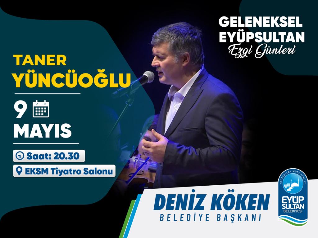 Geleneksel #EyüpSultan #EzgiGünleri programında #TanerYüncüoğlu hocamla sizlerle olacağız 🎸🎶🎵🎙️

Programımıza bekleriz efendim 🎙️🎵🎶🎸

<a href="/DenizKoken/">Deniz Köken</a> 
<a href="/eyupbelediyesi/">Eyüpsultan Belediyesi</a> 
<a href="/TanerYuncuoglu/">Taner Yüncüoğlu</a>