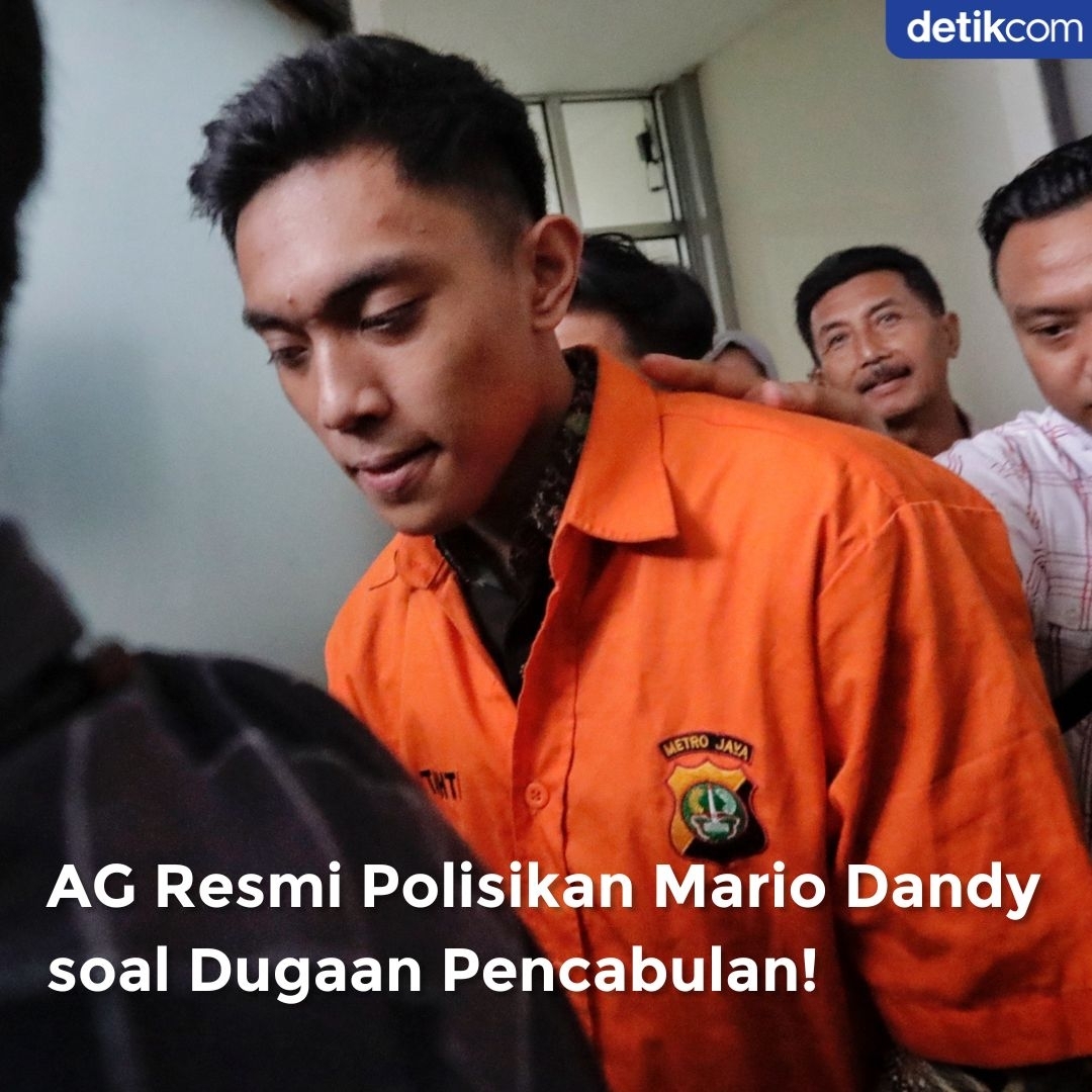 detikcom's tweet photo. Terdakwa anak, AG (15), resmi melaporkan Mario Dandy Satriyo (20) terkait dugaan tindak pidana pencabulan. Laporan tersebut diterima setelah sebelumnya dua kali ditolak.⁣
⁣
Laporan tersebut sudah teregister dengan nomor LP/B/2445/V/2023/SPKT/Polda Metro Jaya. Mario Dandy dipolisikan terkait Pasal 76 d juncto Pasal 81 Undang-Undang Perlindungan Anak dan/atau Pasal 76 e juncto Pasal 82 UU Perlindungan Anak.⁣
⁣
Kuasa hukum AG, Mangatta Toding Allo mengatakan pihaknya baru melaporkan Mario Dandy sekarang karena sebelumnya berfokus pada persidangan kasus penganiayaan David Ozora (17). Seperti diketahui, AG sudah divonis 3,5 tahun bui dalam kasus penganiayaan tersebut.⁣
⁣
#detikcom #AnakAG #DavidOzora #MarioDandy