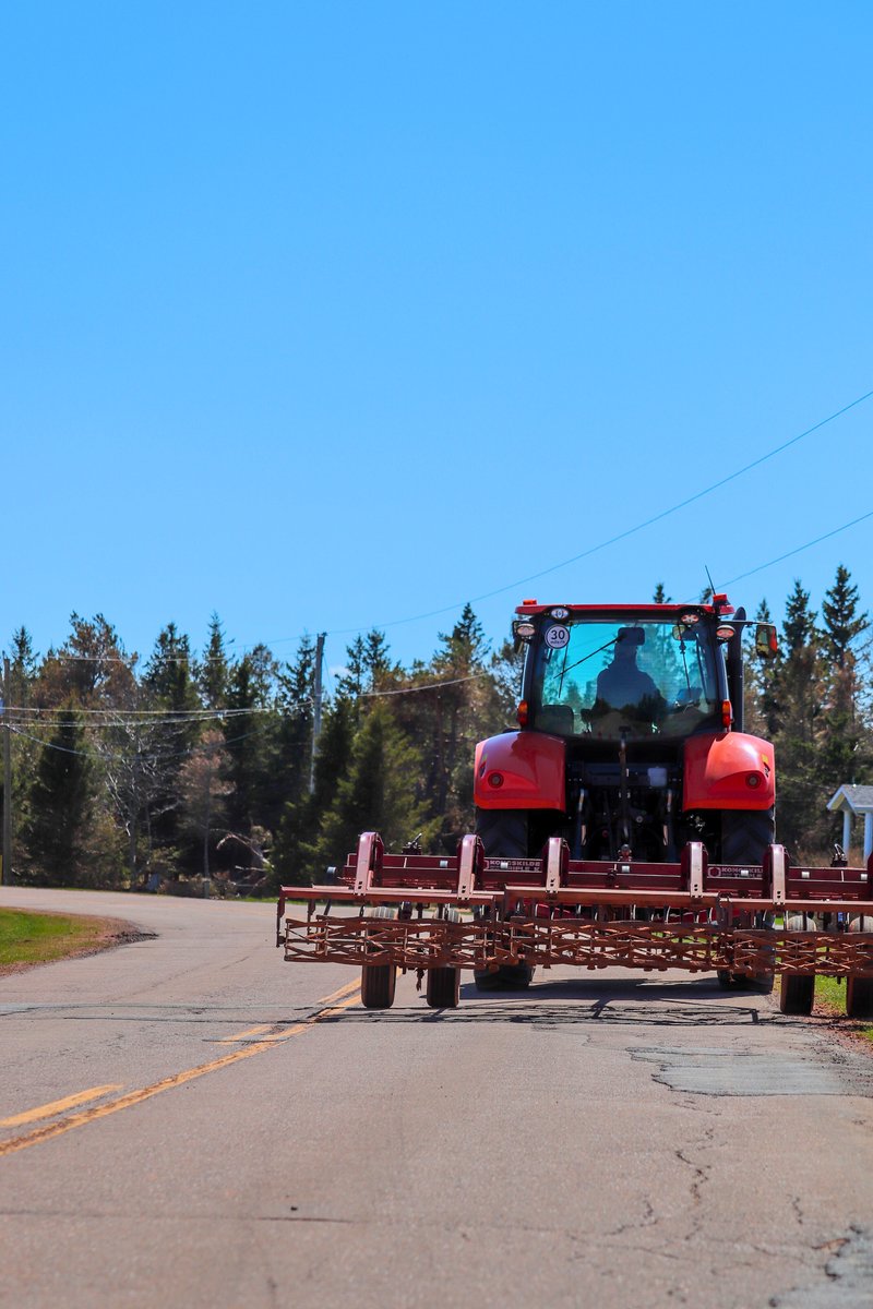 While driving behind a tractor might be frustrating, for everyone's safety, patience is key. Tractors &amp; farm equipment can't always drive on the shoulder safely.  Wait until the path is clear &amp; watch for signals before passing. Thank you for sharing the road with Island farmers!