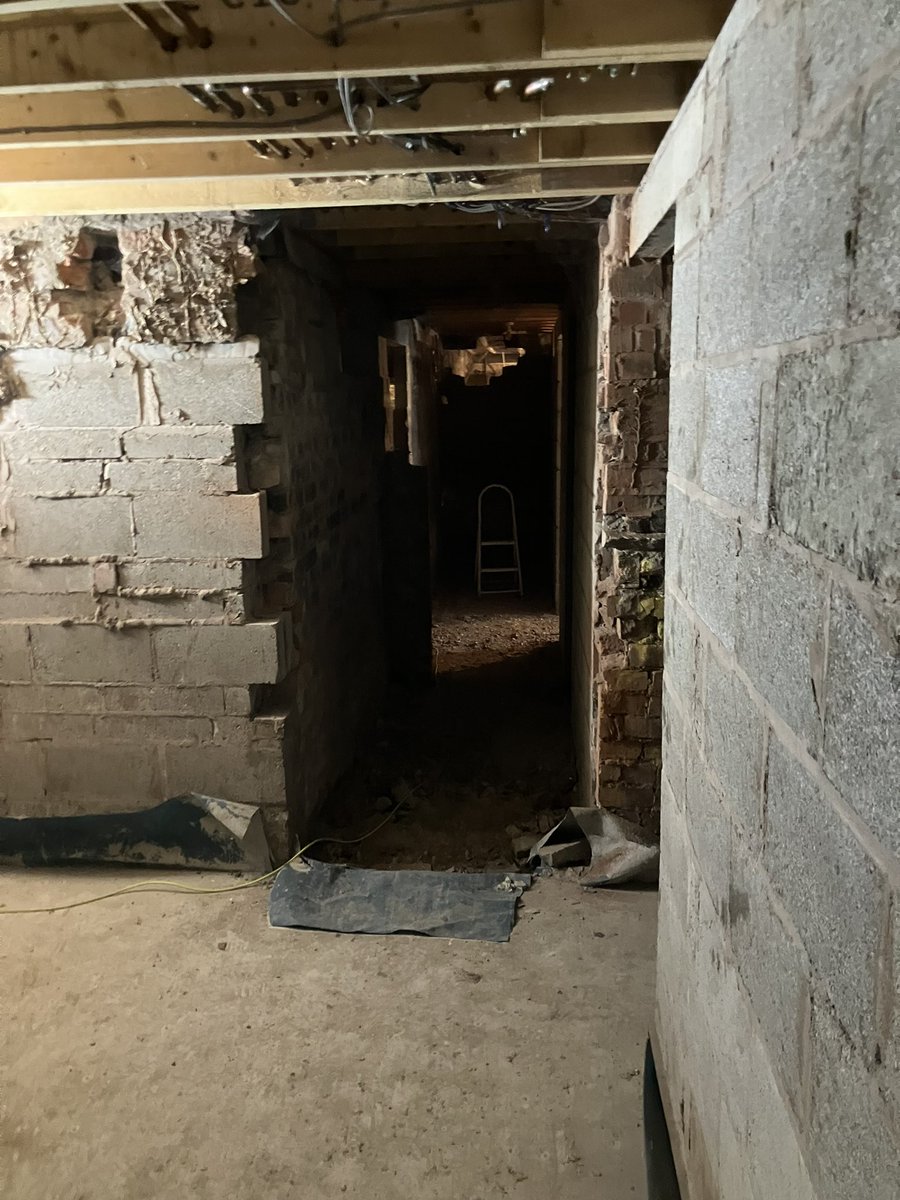We are currently converting this large basement in CHORLTON into 2 massive apartments. The building owner is maximising the properties potential and utilising this huge dead space.