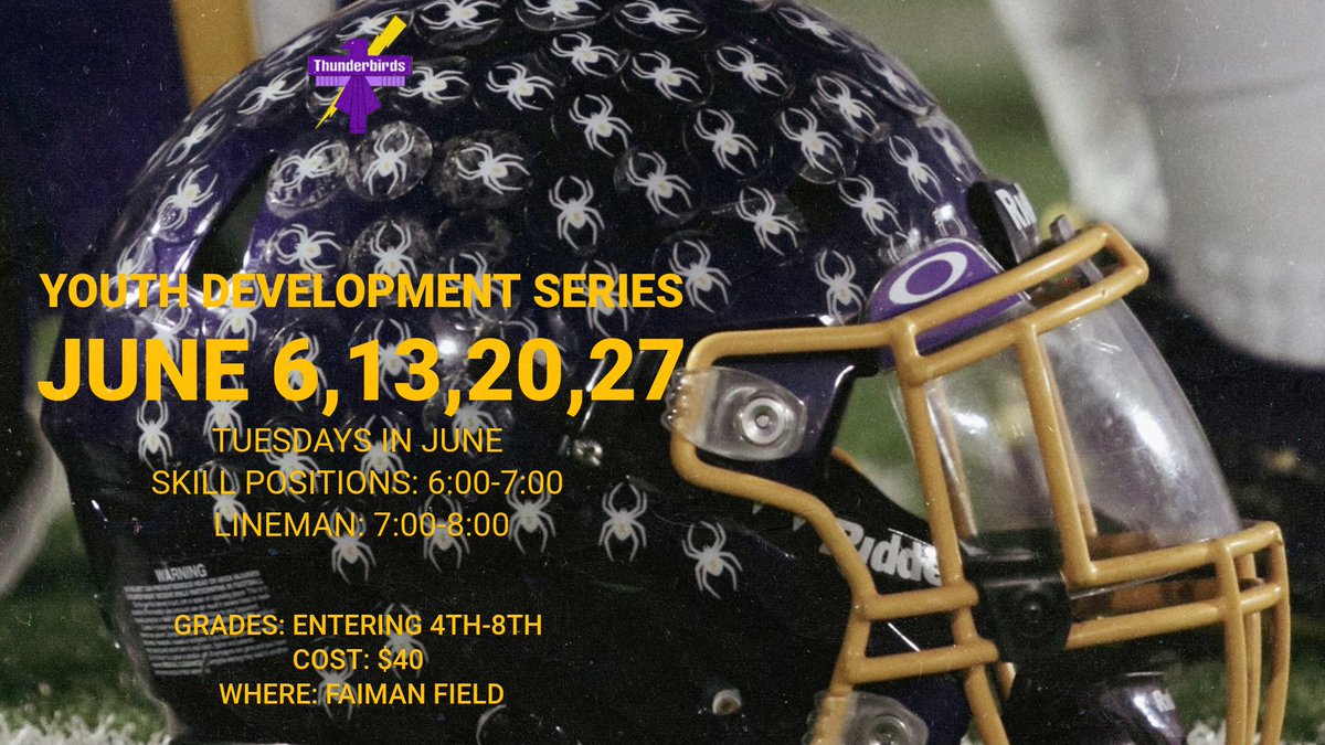 Excited to be offering the 2023 Youth Development Series in June. Can't wait to see future #PlaymakersInPurple there. Registration link...docs.google.com/forms/d/e/1FAI…