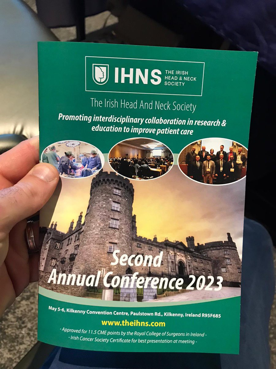 An amazing day on Friday at The Irish Head &amp; Neck Society annual conference 2023. It was great to see such a turn out of HCPs in attendance from right across the country 👌#IHNS <a href="/NutriciaHCP_IE/">NutriciaHCP - Ireland</a> <a href="/Danone/">Danone</a>