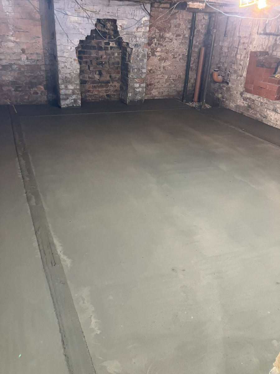 CHORLTON apartments continued… Concrete slab completed.
