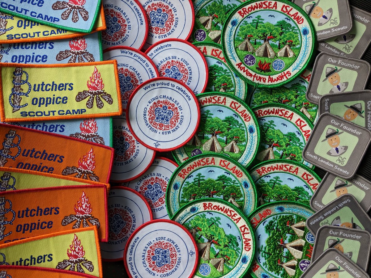 That's a good badge haul! #Coronation #BrownseaIsland <a href="/BrownseaNT/">Brownsea Island</a> <a href="/LewishamScouts/">Lewisham Scouts</a> <a href="/ButchersCoppice/">Butchers Coppice</a>