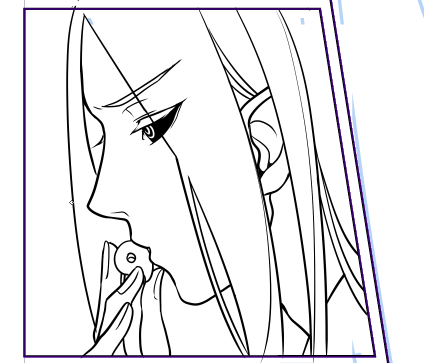 刀たちを描くときは図録と睨めっこしながら「かわいく、かっこよく、綺麗に……」って肩の力が入るんですが、審神者は特にそういう気負いがないからこそ逆に己のヘキを感じます。この話の髪下ろした絵は正直描いててめっちゃ楽しかった 