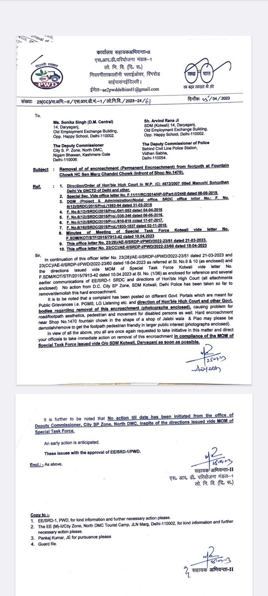 bharg_sanjay's tweet photo. @LtGovDelhi @iasnkumar @PMOIndia @HMOIndia @AtishiAAP @GyaneshBharti1 @MCD_Delhi @DMCentralDelhi @OberoiShelly @Sounika11 @AnkitaMishraK @DcpNorthDelhi @DelhiPwd @pwddelhi @HarleenParmar @AshwaniKumar_92 just see the state of authorities not removing Encroachment after STF direct https://t.co/GAnsVkhkqD