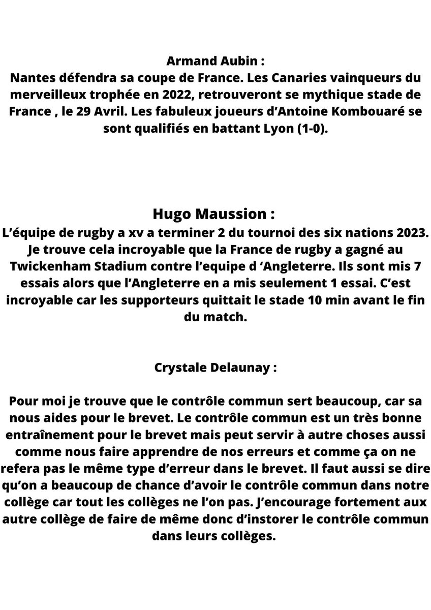 4eFantastiques's tweet photo. Crystale, Armand et Hugo ont décidé de mettre à l'honneur le personnel qui se cache derrière le président de la république. 
#EmmanuelMacron  #viequotidienne #pedagogy #journalism https://t.co/oH7W5DR6gp