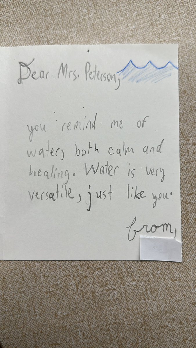 CP (@mrspetersonsbs4) on Twitter photo Kicking off Teacher Appreciation Week with a sweet card from a student. <a href="/SBS_Tigers/">Shrewsbury Boro Sch.</a> @salway_mrs <a href="/ShrewsburyPTA/">ShrewsburyPTA</a> #TeacherAppreciationWeek Kicking off Teacher Appreciation Week with a sweet card from a student. <a href="/SBS_Tigers/">Shrewsbury Boro Sch.</a> @salway_mrs <a href="/ShrewsburyPTA/">ShrewsburyPTA</a> #TeacherAppreciationWeek