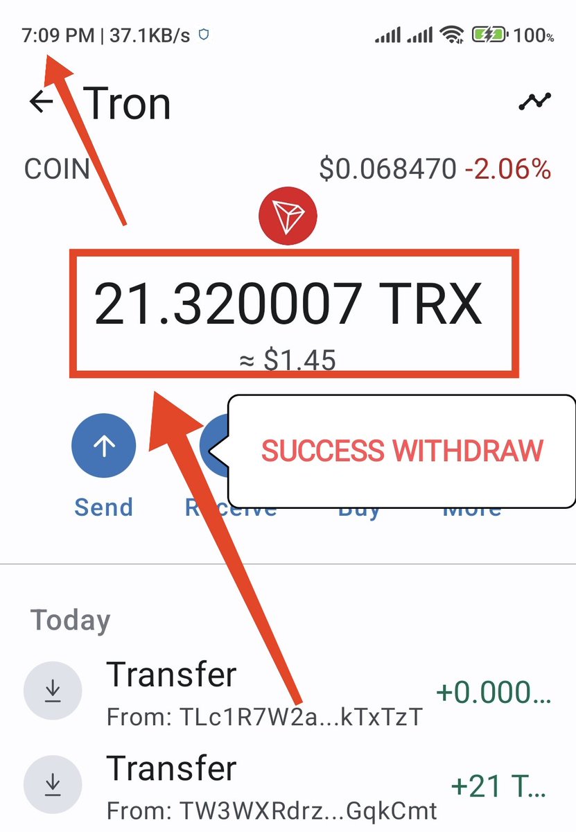 Crypto_Guide_'s tweet photo. Today is my third  withdrawal from this website which I earn from this  website for free. You can see how quickly this website sends withdrawal to the account

Website 🔗 links 👇
https://t.co/OQNm4LNQ55

#Minetron
#Bitcoin   
#Ethereum 
#SHIBAI 
#Dogecoin 
#earnings https://t.co/nVeAUwGAVb