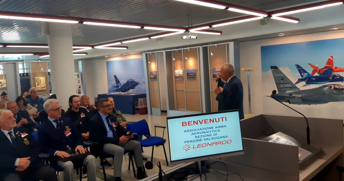 assoaeroarma's tweet photo. Notizie da A.A.A. - #AviatoridItalia ๐
โ
#5Maggio Sezione di Pergine Valsugana in visita culturale agli stabilimenti #Leonardo Velivoli di Venegono Superiore(VA)
#Aermacchi #PilotClub #VenegonoSuperiore
#PergineValsugana https://t.co/jva8yKR8dx