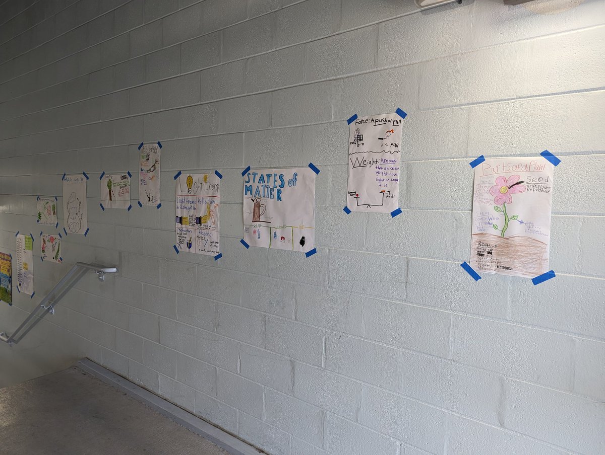 mrsbairdScience's tweet photo. Schmidt fifth graders are ready to rock their science test this week!  And a big shout out to Mrs. Lobascio's third graders for helping to make review posters!  @WeAreHAEST @HCPSElemScience @SchmidtSailors https://t.co/ADNWqelUfu