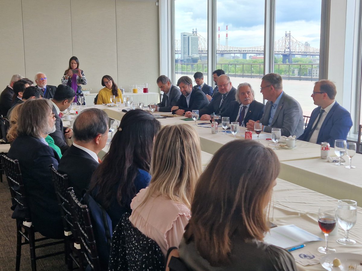 GSTICseries's tweet photo. Full house during the G-STIC side event at the UN #STIForum in New York last week! 🌍💡 It was a pleasure to welcome such a diverse panel of leading experts, and reconnect with our #stakeholders, while discussing transformative #technologicalsolutions for achieving the #SDGs. https://t.co/fnGm1l7tw1