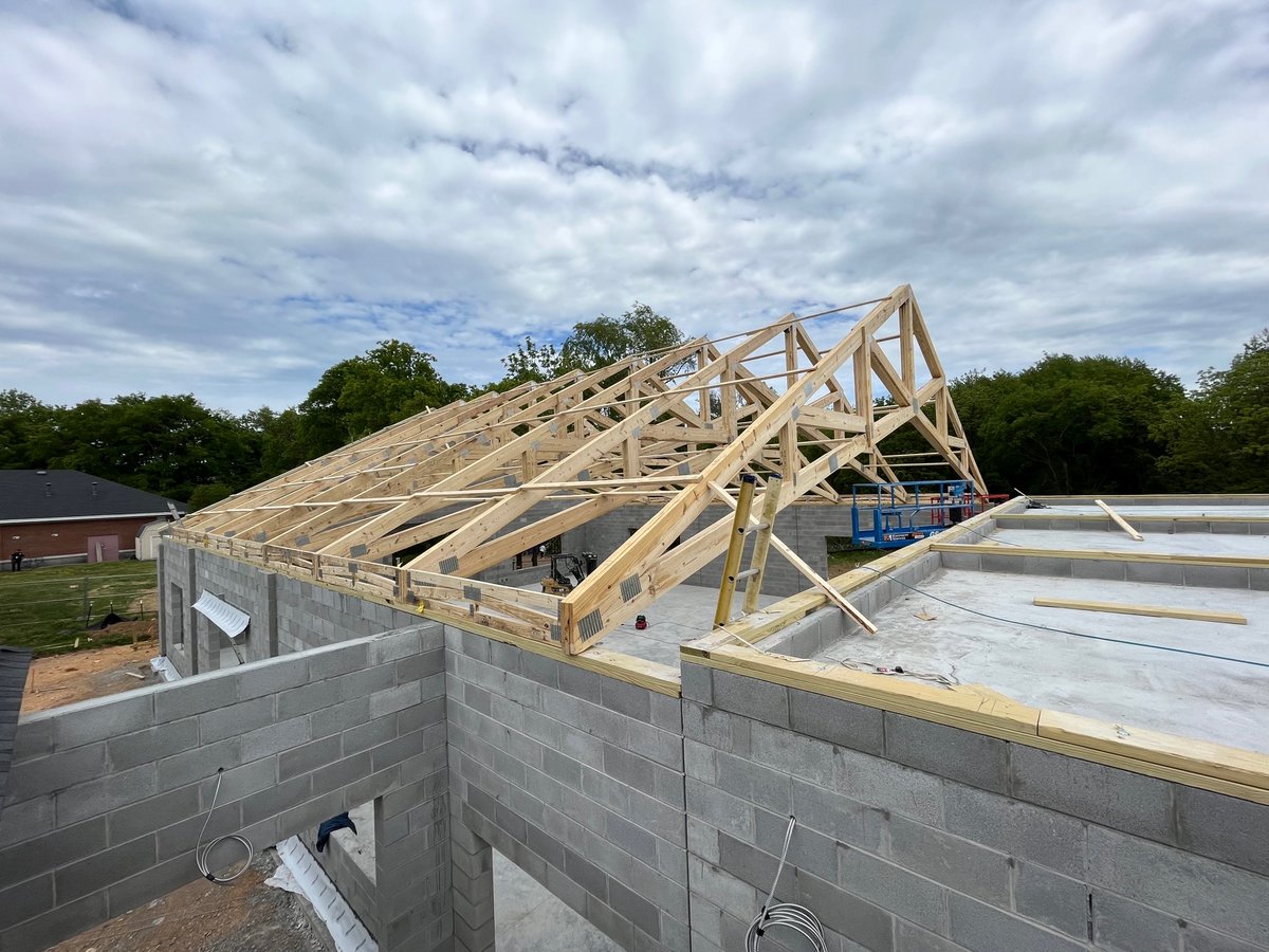 The multipurpose addition at New Hope Academy is topped out and moving forward!

<a href="/newhopeacademy/">Kasey Harmer</a>
<a href="/906studio_arch/">906studio.architects</a>