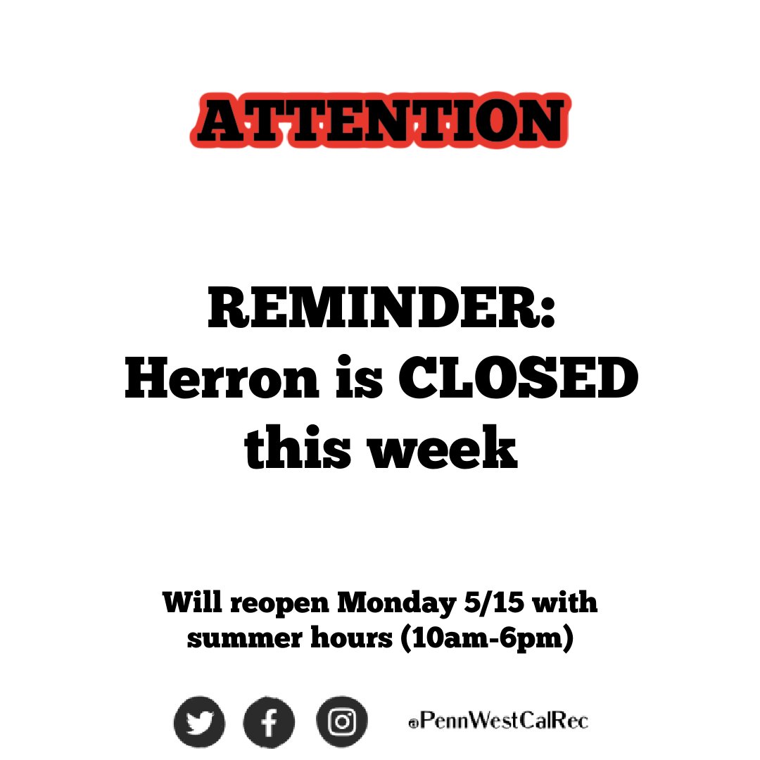 Please see our previous post regarding our Summer Hours!