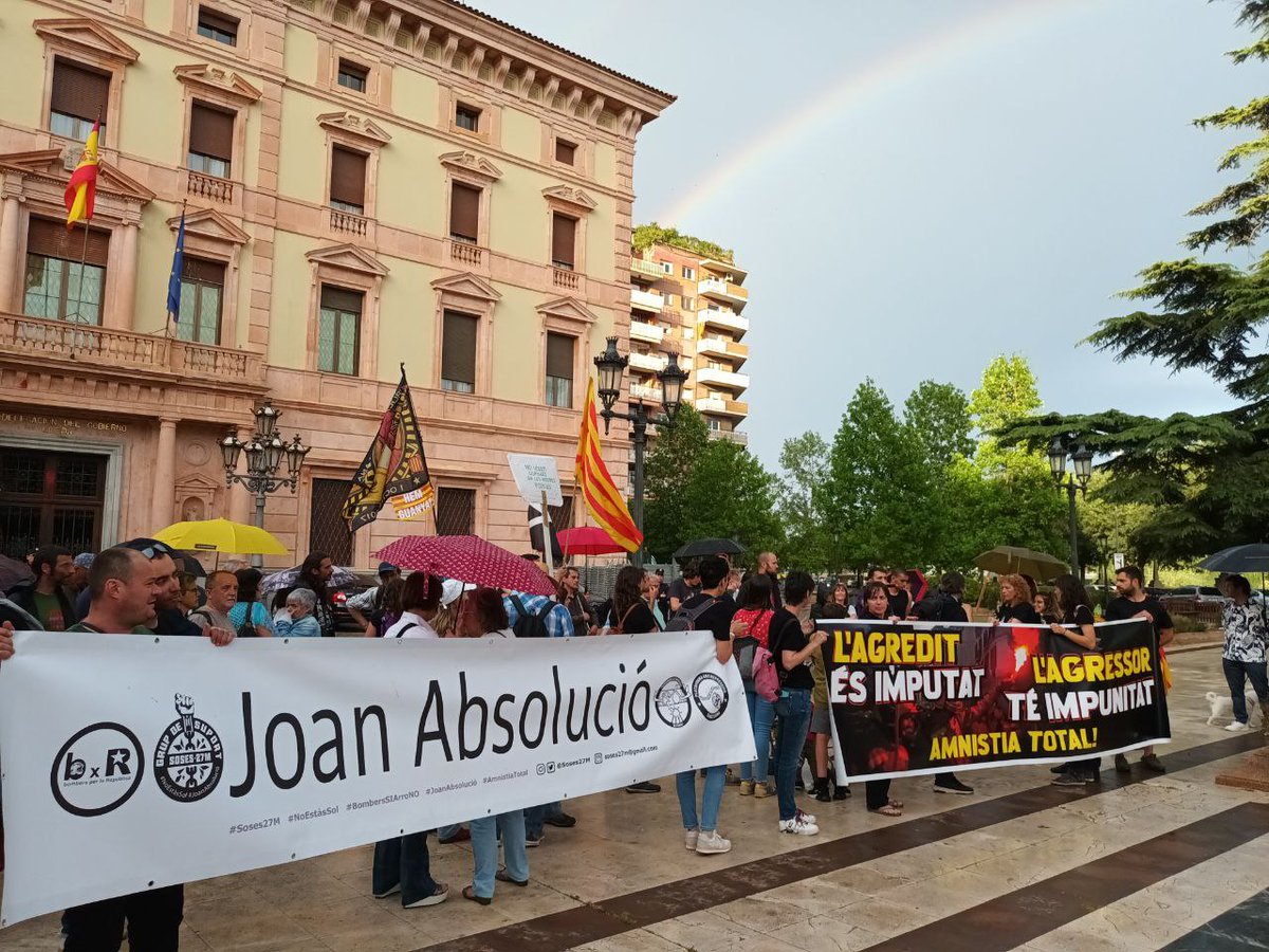 🛑La repressió contra els independentistes és històrica i hem de dir prou. El dia 10 acompanyem en Joan als jutjats de Lleida. #ProuRepressió #NosaltresAcusem #LluitemiGuanyem #Independència