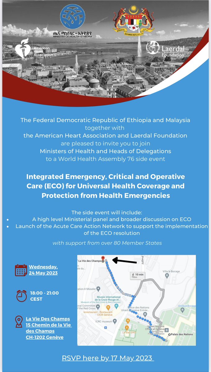 Jaymie Claire Ang Henry, MD, MPH (@jaymieclaire) on Twitter photo What’s the new face of #globalsurgery <a href="/WHO/">World Health Organization (WHO)</a>? If you’re in Geneva for #WHA76 please register for the Emergency, Critical, and Operative care for #UHC side event sponsored by #ethiopia and #malaysia👇need to garner amazing support! What’s the new face of #globalsurgery <a href="/WHO/">World Health Organization (WHO)</a>? If you’re in Geneva for #WHA76 please register for the Emergency, Critical, and Operative care for #UHC side event sponsored by #ethiopia and #malaysia👇need to garner amazing support!