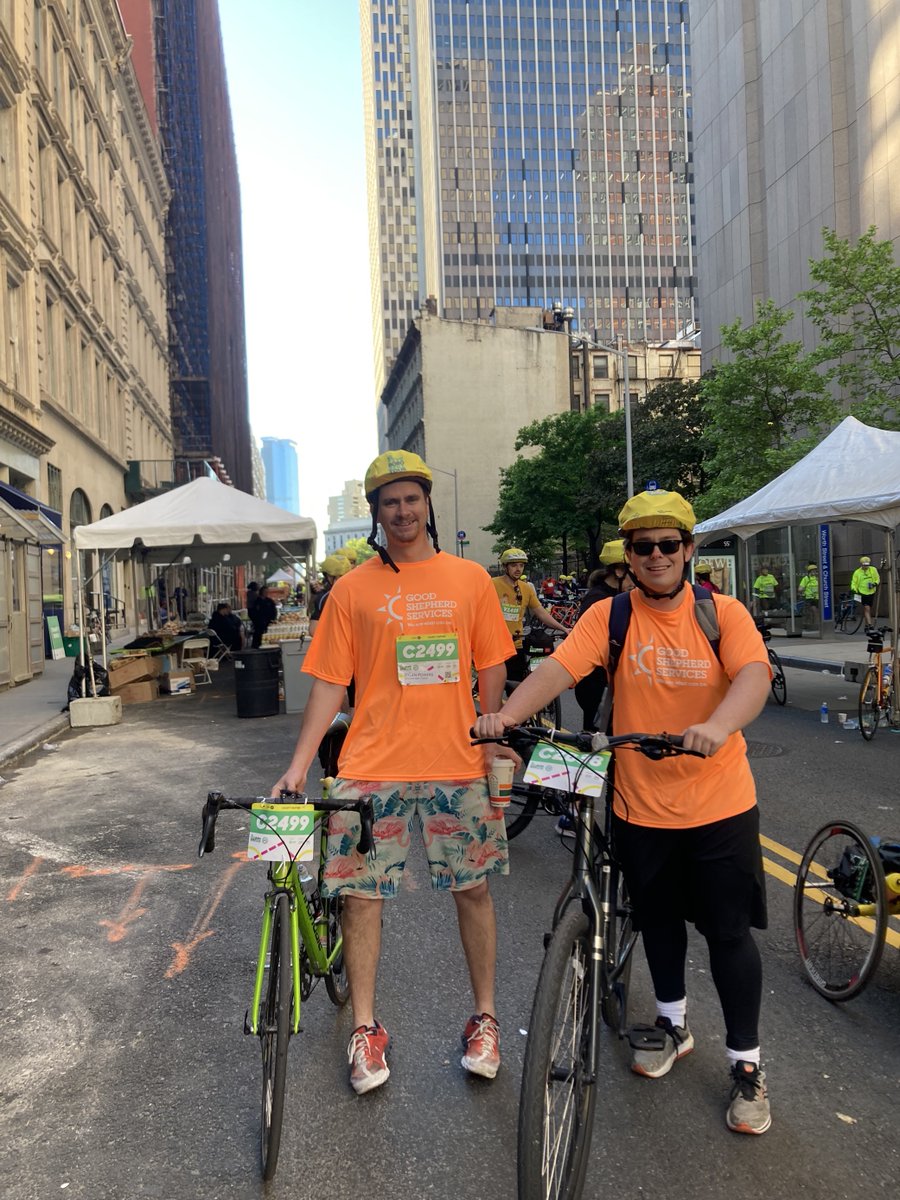 You did it! Thank you to #TeamGSS for conquering the five boroughs in the TD Five Boro Bike Tour to support 30,000 children, youth, and families in NYC. We appreciate you. 🧡