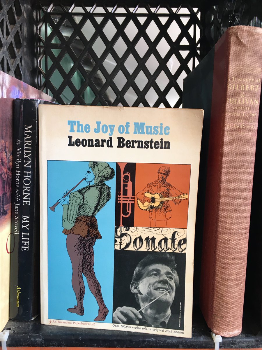 I also found this #JoyofMusic my parents had a nice hardcover copy on their bookshelf #LeonardBernstein @LennyBernstein 📚