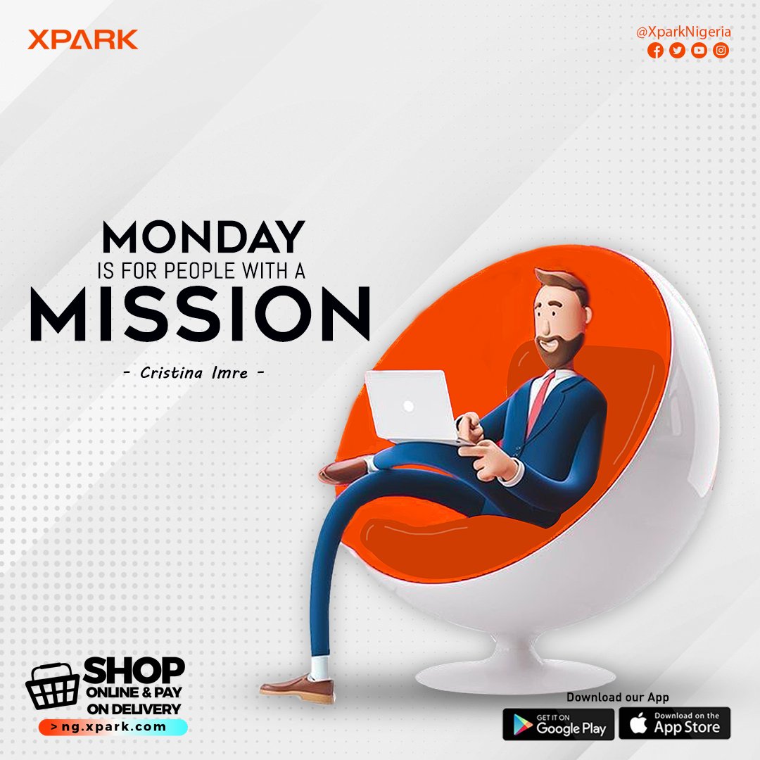 Stay motivated ☺️
Stay cool 😎
#MondayMotivation 
#xparknigeria