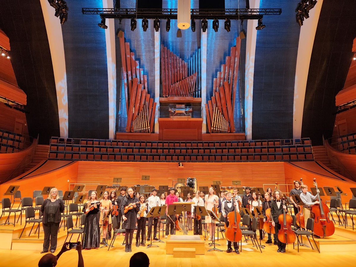Yesterday, the PSMS 7th/8th grade Orchestras played and were recorded at the Kauffman Center for the Performing Arts! We are so proud of this group!