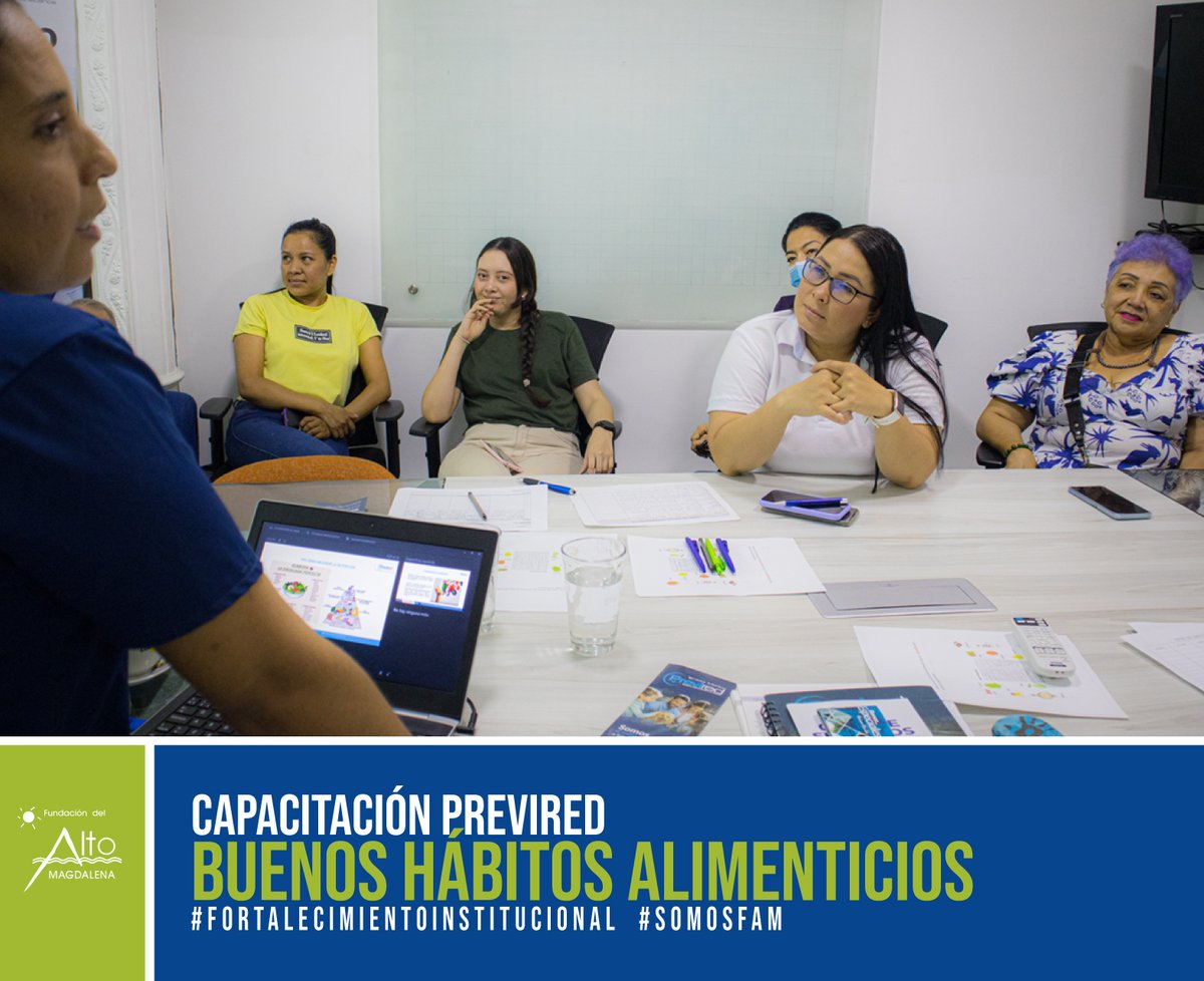 Fun_Magdalena's tweet photo. La #FAM y #Previred con el programa de buenos hábitos alimenticios, promueve charlas para educar y concientizar sobre la importancia de una alimentación saludable, prevenir enfermedades relacionadas con la nutrición y fomentar cambios positivos en el estilo de vida. #SomosFam https://t.co/ChyIiaUWdf