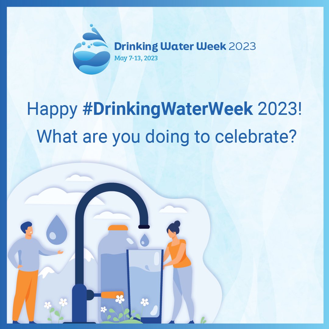 ATLWatershed's tweet image. It’s officially #DrinkingWaterWeek! The Department of Watershed Management invites both water professionals and our community to celebrate our most vital resource – water – and its role in our daily lives. #DWW2023 #ATLDWM #ATLWatershed