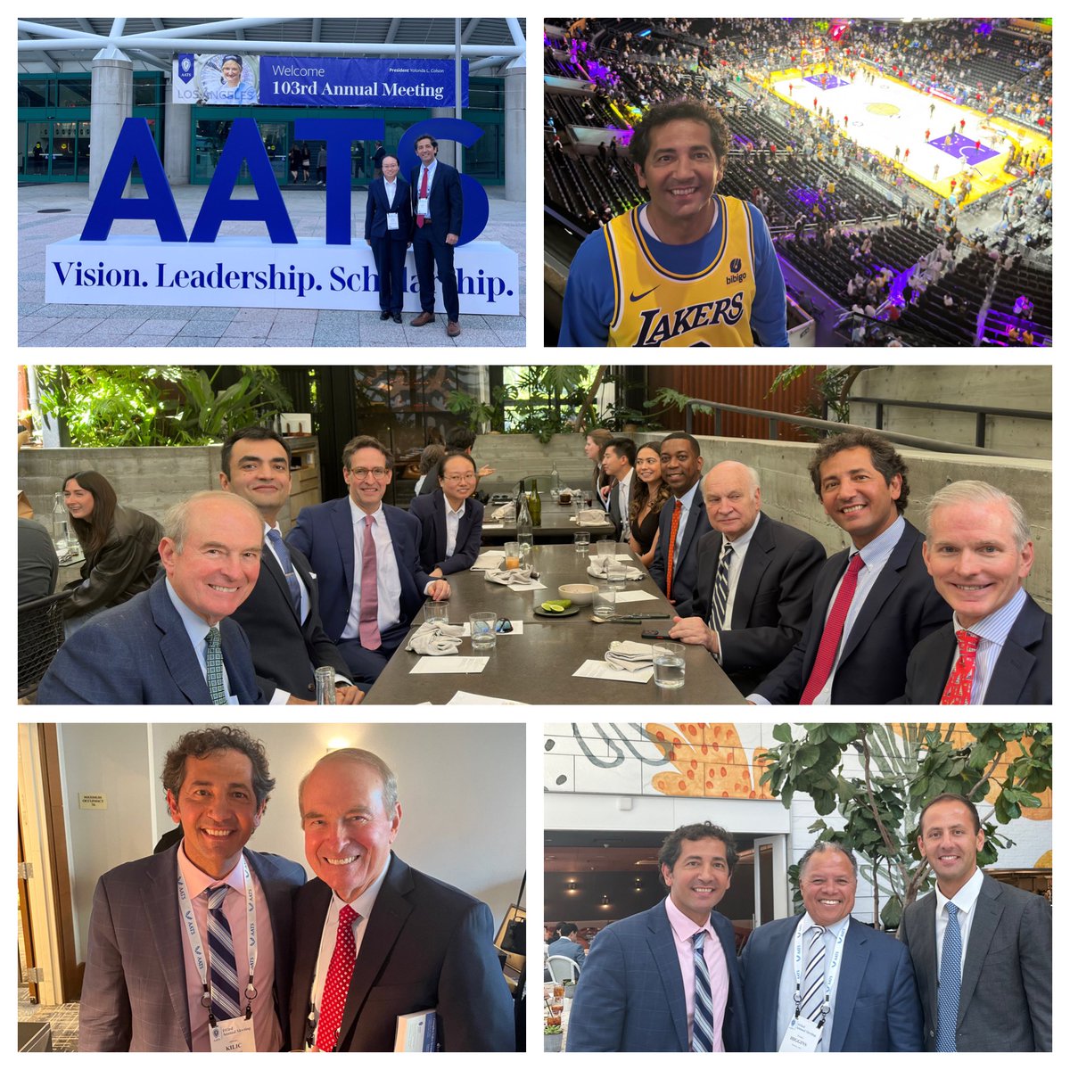 Although the meeting isn’t over, my time has come to an end at the #AATS2023. Well done to the program committee - excellent science, great plenary sessions and location. In between all the learning and networking was even able to see some 🏀!