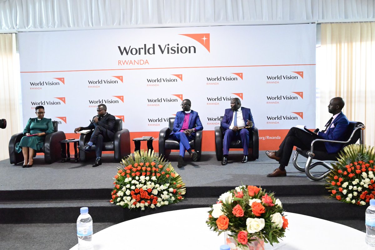 WVRwanda's tweet photo. #HappeningNow:Panel discussion with Faith Leaders from various denominations sharing about their work with World Vision.

#FaithLeadersevent https://t.co/DJiuAw28K8