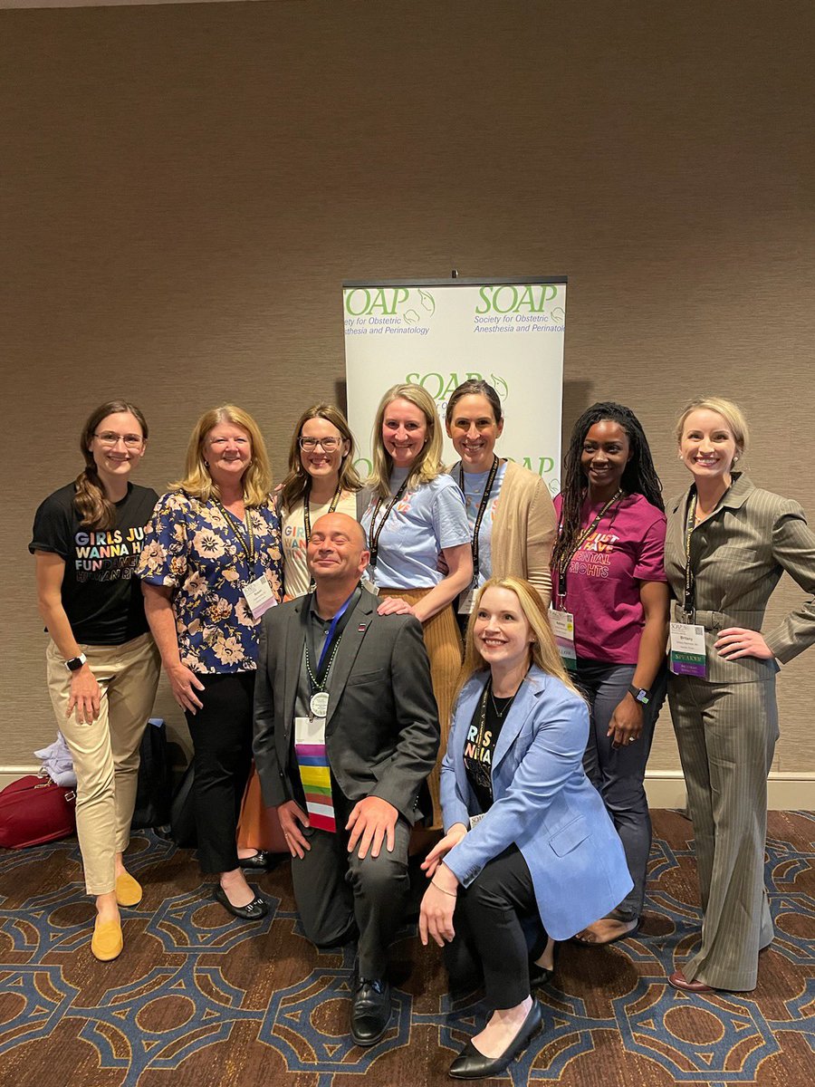 awoytash's tweet photo. The Vanderbilt OB Anes dream team at SOAP in NOLA! I couldn’t have asked for a better team to learn from and work with everyday! @VUMChealth 👩🏼‍⚕️🤰🏼 https://t.co/nmyE7Y9afP