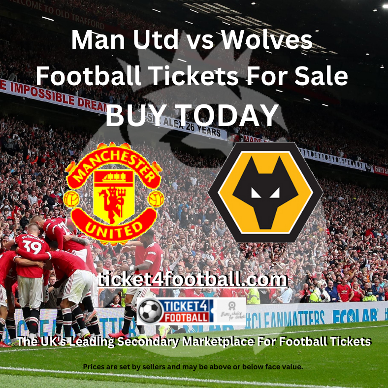 ticket4futball's tweet photo. Manchester United vs Wolves Tickets For Sale At Ticket4Football The UK's Leading Secondary Marketplace For Football Tickets
https://t.co/V7l8VEpLcR

#football #footballtickets #footballgame #footballnews #PremierLeague #footballteam #footballfans #ManchesterUnitedFC #wolvesfc https://t.co/H7XOx27Lis