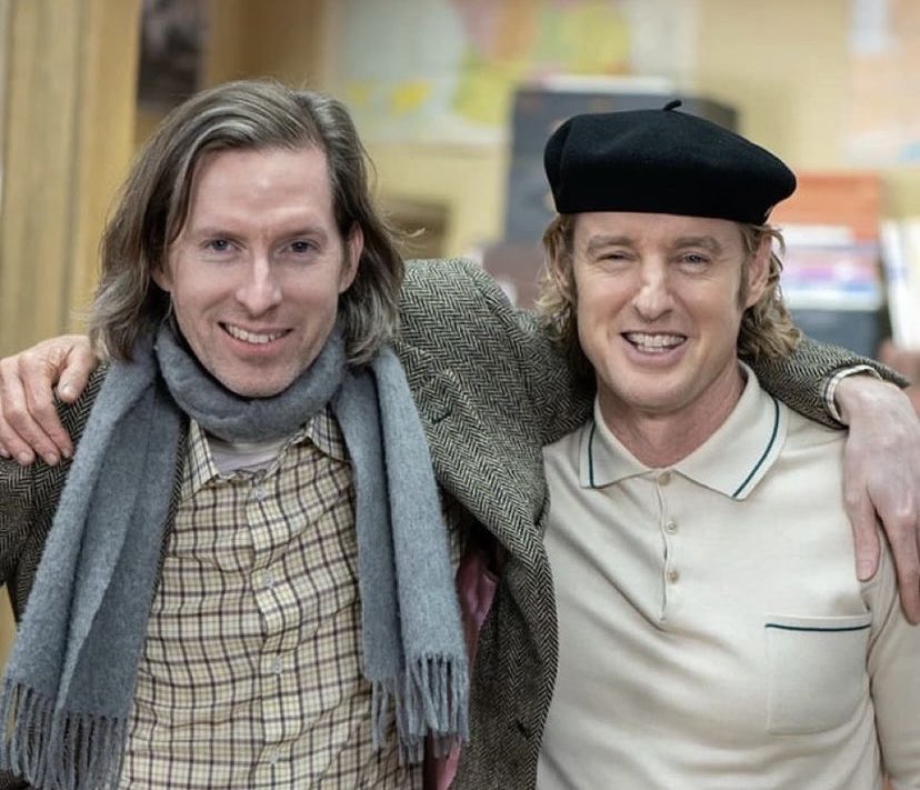 Cineilimitado's tweet photo. En el set de The French Dispatch - Wes Anderson (2021) https://t.co/7yTh9jBCLm