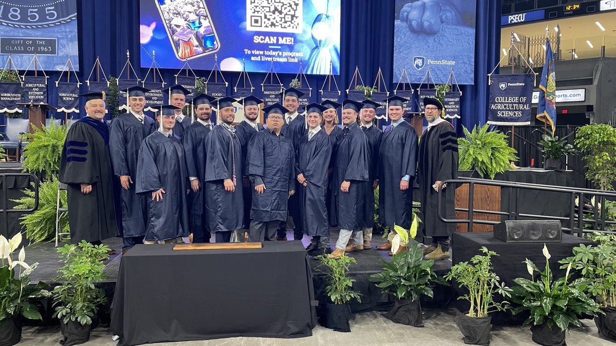 McNiTurf's tweet photo. Congratulations  to all graduates from Penn State Turf Programs including Associates,  Bachelors, Masters of Professional Studies, and a special  congratulations to Dr. Evan Mascitti @argil_acharya  who graduated with his PhD in  Soil Science @agsciences @PSUPlantScience @PSUTurf https://t.co/5dkbB4q2pq