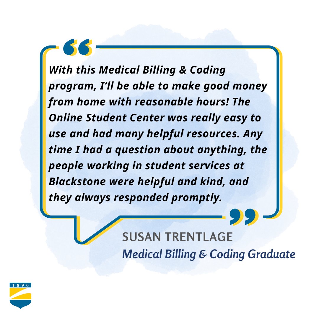 BlackstoneEdu's tweet image. Want to become a certified coding associate, certified medical reimbursement specialist, or certified professional coder? Get AHIMA, AMBA, or AAPC certified today!
#certifiedcoder #medicalbilling #cca #cmrs #cpc #ahima #amba #aapc #billingandcoding #medical #healthcareers