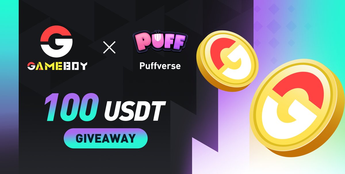 GameBoy: GameFi Aggregator Platform (@gameboynfts) on Twitter photo 🔥<a href="/GameBoyNFTs/">GameBoy: GameFi Aggregator Platform</a> ⚔️ <a href="/Puffverse/">Puffverse</a> GIVEAWAY
🔥Partnership #Giveaway ⏰To 12th, May.
🎁Rewards: - 1⃣️0⃣️0⃣️USDT
- <a href="/GameBoyNFTs/">GameBoy: GameFi Aggregator Platform</a> 1x #Ordinals Stellaris-300 NFT #WL
👉Enter for rewards:
- Follow <a href="/Puffverse/">Puffverse</a> & 🔥<a href="/GameBoyNFTs/">GameBoy: GameFi Aggregator Platform</a> ⚔️ <a href="/Puffverse/">Puffverse</a> GIVEAWAY
🔥Partnership #Giveaway ⏰To 12th, May.
🎁Rewards: - 1⃣️0⃣️0⃣️USDT
- <a href="/GameBoyNFTs/">GameBoy: GameFi Aggregator Platform</a> 1x #Ordinals Stellaris-300 NFT #WL
👉Enter for rewards:
- Follow <a href="/Puffverse/">Puffverse</a> &