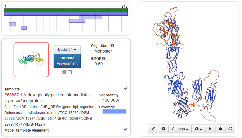 What's  new in SWISS-MODEL? AlphaFoldDB structures are available as templates  in the SWISS-MODEL homology modelling pipeline. Find out more at swissmodel.expasy.org/docs/blog#afdb…