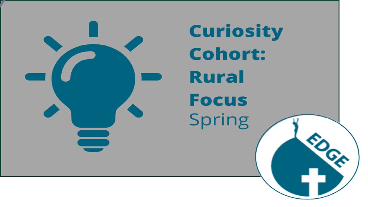 June 1 - June 29 --&gt; Thursdays, 1-2pm EDT. Get curious about your own community of faith and connect with other leaders in rural settings to see how they are bringing new energy into their communities. $20. Register at bit.ly/3nI0dgk