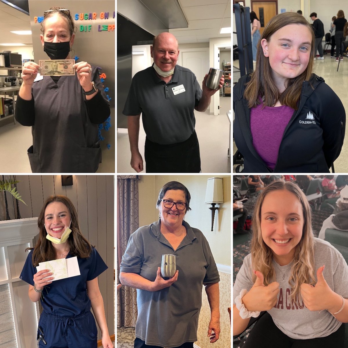 Our April spring-themed winners received either house cleaning, garden supplies, or everyone's favorite regardless of the season - cash!! #loveourstaff