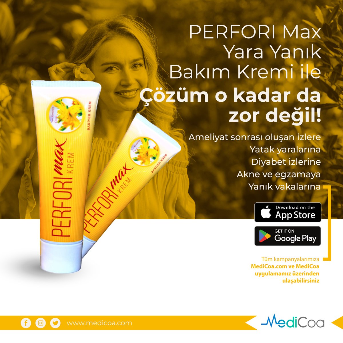 Vücudunuzu seviyorsunuz ancak ortaya çıkan belli yaralar canınızı sıkıyor değil mi? 
Çözüm o kadar da zor değil.
-Ameliyat sonrası oluşan izlere
-Yatak yaralarına
-Diyabet izlerine
-Akne ve egzamaya
-Yanık vakalarına
Birebir!
 medicoa.com 

#eticaret #medikal